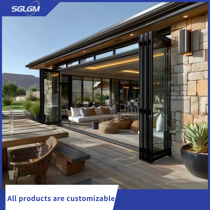 Bifold útihurðir úr áli